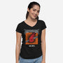 Sith Anger-Womens-V-Neck-Tee-CappO
