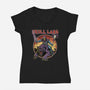 Skull Lord-Womens-V-Neck-Tee-Betmac