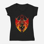 Dante Shadow Of Sparda-Womens-V-Neck-Tee-hypertwenty