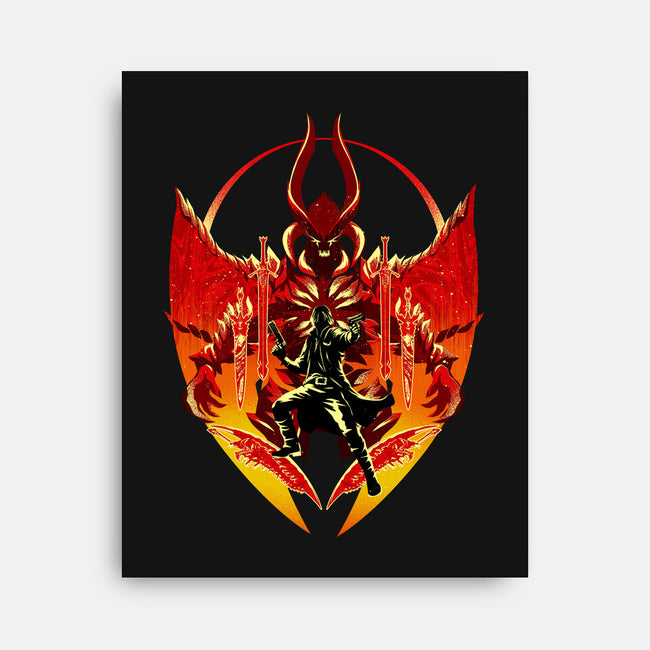 Dante Shadow Of Sparda-None-Stretched-Canvas-hypertwenty