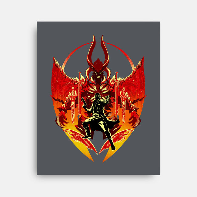 Dante Shadow Of Sparda-None-Stretched-Canvas-hypertwenty