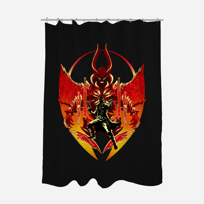 Dante Shadow Of Sparda-None-Polyester-Shower Curtain-hypertwenty