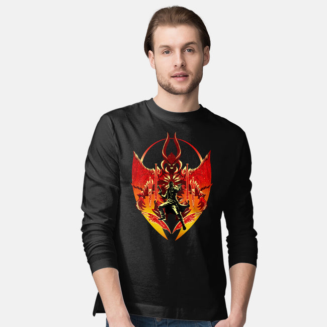 Dante Shadow Of Sparda-Mens-Long Sleeved-Tee-hypertwenty