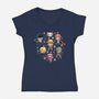 On The Cruise-Womens-V-Neck-Tee-Geekydog