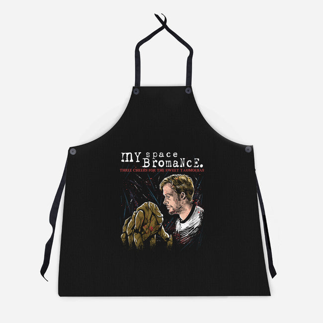 My Space Bromance-Unisex-Kitchen-Apron-zascanauta