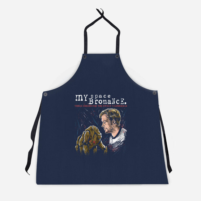 My Space Bromance-Unisex-Kitchen-Apron-zascanauta
