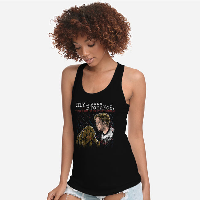 My Space Bromance-Womens-Racerback-Tank-zascanauta