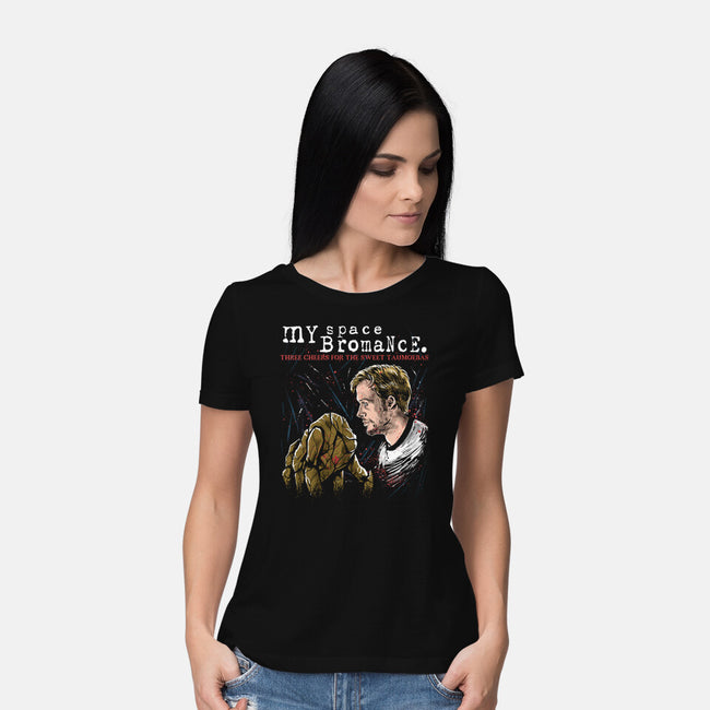 My Space Bromance-Womens-Basic-Tee-zascanauta
