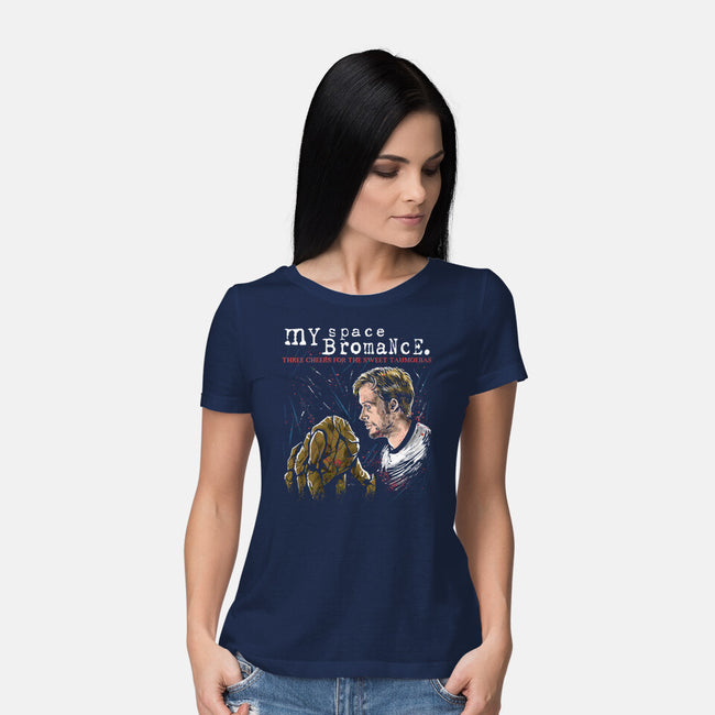 My Space Bromance-Womens-Basic-Tee-zascanauta