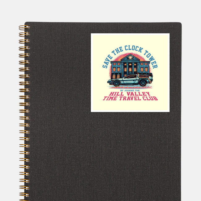Save The Clock Tower-None-Glossy-Sticker-glitchygorilla