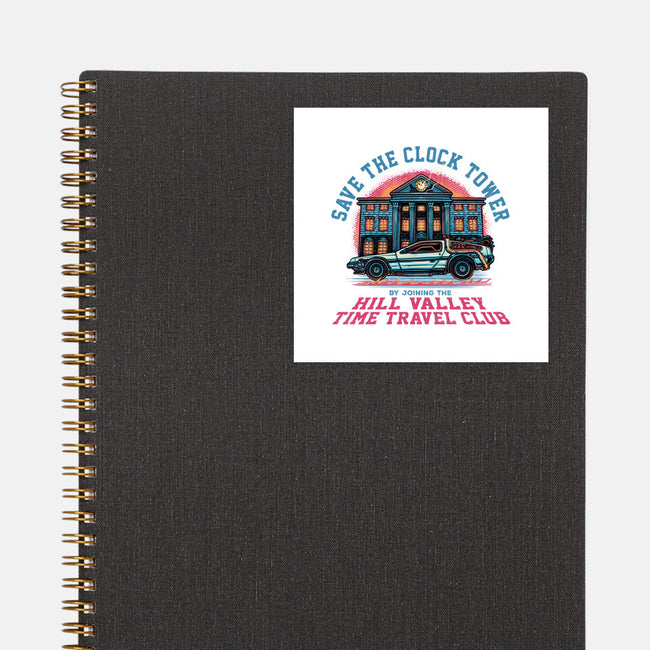 Save The Clock Tower-None-Glossy-Sticker-glitchygorilla