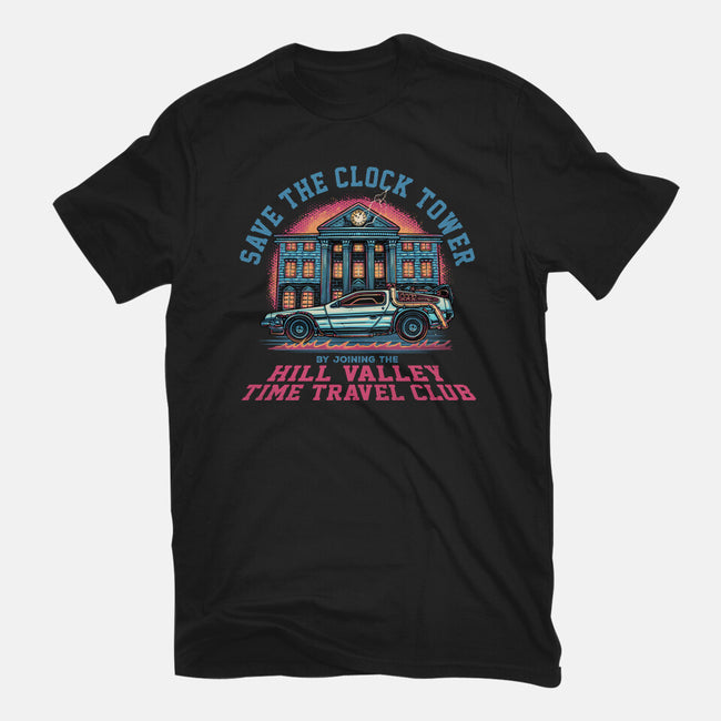 Save The Clock Tower-Youth-Basic-Tee-glitchygorilla