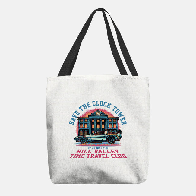Save The Clock Tower-None-Basic Tote-Bag-glitchygorilla