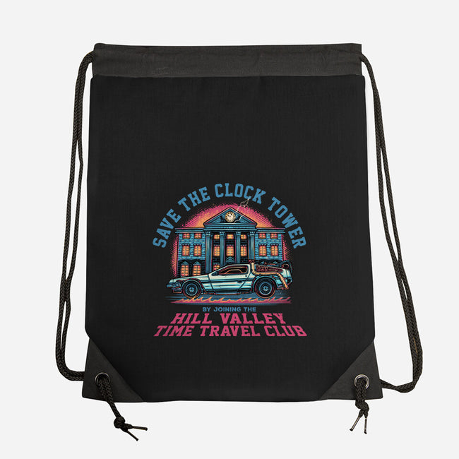 Save The Clock Tower-None-Drawstring-Bag-glitchygorilla