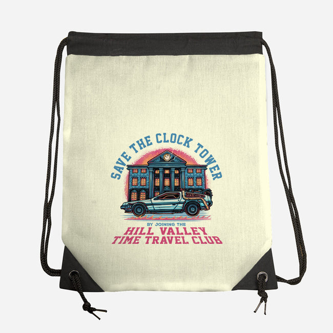 Save The Clock Tower-None-Drawstring-Bag-glitchygorilla