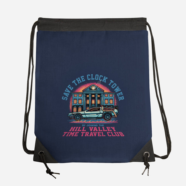 Save The Clock Tower-None-Drawstring-Bag-glitchygorilla