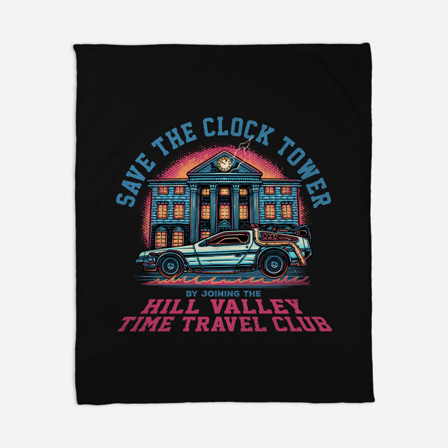 Save The Clock Tower-None-Fleece-Blanket-glitchygorilla