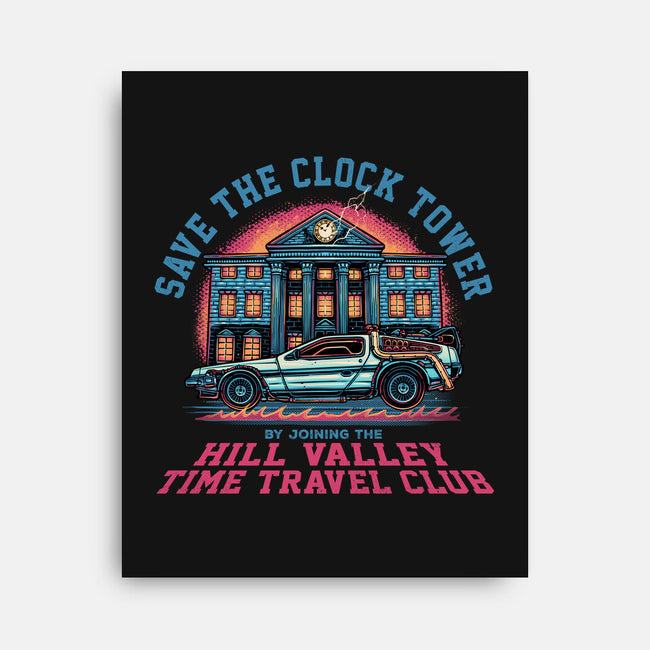 Save The Clock Tower-None-Stretched-Canvas-glitchygorilla