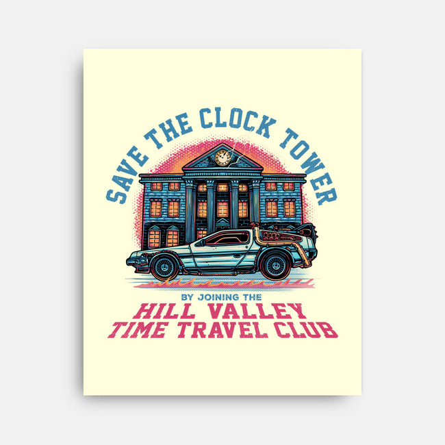 Save The Clock Tower-None-Stretched-Canvas-glitchygorilla