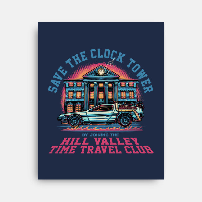 Save The Clock Tower-None-Stretched-Canvas-glitchygorilla