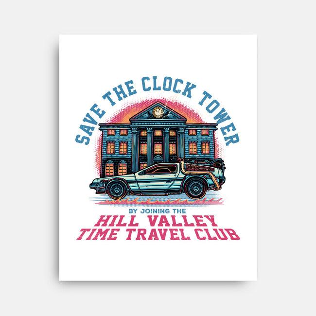 Save The Clock Tower-None-Stretched-Canvas-glitchygorilla