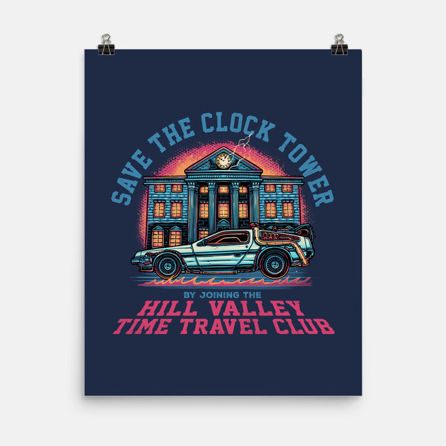Save The Clock Tower-None-Matte-Poster-glitchygorilla
