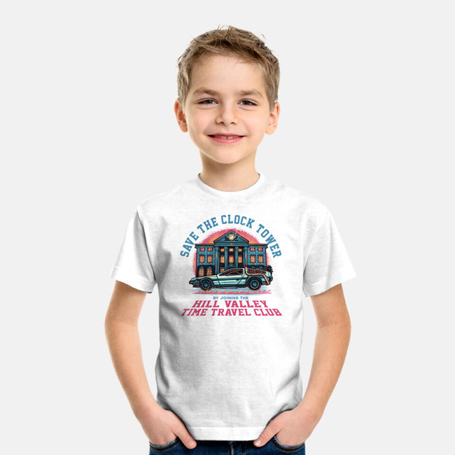 Save The Clock Tower-Youth-Basic-Tee-glitchygorilla