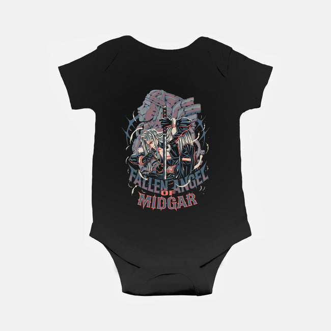 Fallen Angel Of Midgard-Baby-Basic-Onesie-Estudio Horta