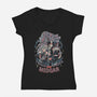 Fallen Angel Of Midgard-Womens-V-Neck-Tee-Estudio Horta