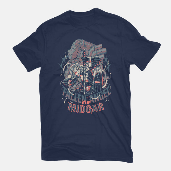 Fallen Angel Of Midgard-Womens-Fitted-Tee-Estudio Horta