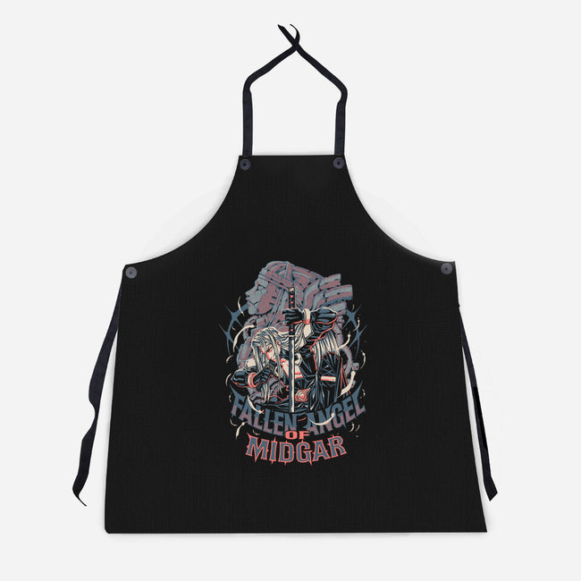 Fallen Angel Of Midgard-Unisex-Kitchen-Apron-Estudio Horta