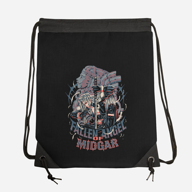 Fallen Angel Of Midgard-None-Drawstring-Bag-Estudio Horta
