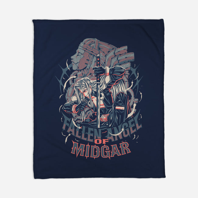 Fallen Angel Of Midgard-None-Fleece-Blanket-Estudio Horta