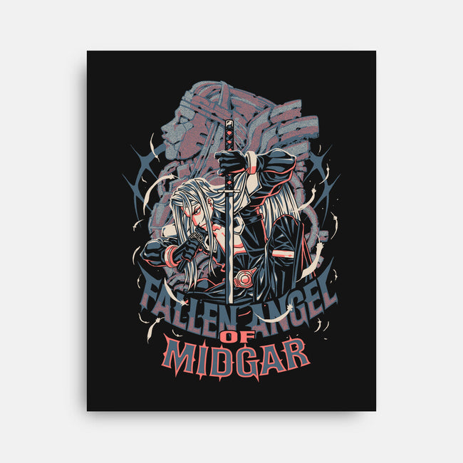 Fallen Angel Of Midgard-None-Stretched-Canvas-Estudio Horta
