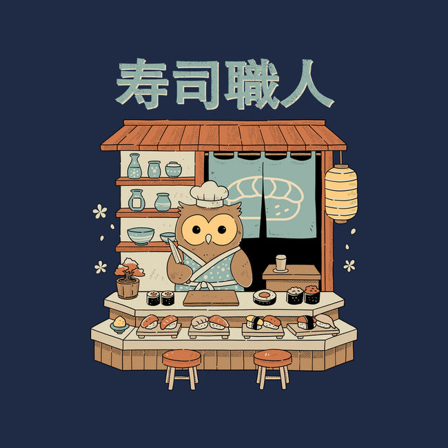 Owl Sushi Master-Mens-Premium-Tee-GODZILLARGE