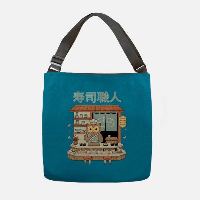 Owl Sushi Master-None-Adjustable Tote-Bag-GODZILLARGE