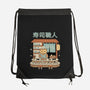 Owl Sushi Master-None-Drawstring-Bag-GODZILLARGE