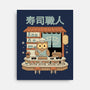 Owl Sushi Master-None-Stretched-Canvas-GODZILLARGE