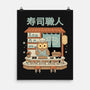 Owl Sushi Master-None-Matte-Poster-GODZILLARGE