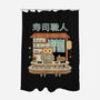 Owl Sushi Master-None-Polyester-Shower Curtain-GODZILLARGE