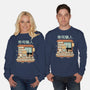Owl Sushi Master-Unisex-Crew Neck-Sweatshirt-GODZILLARGE