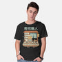 Owl Sushi Master-Mens-Basic-Tee-GODZILLARGE