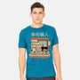 Owl Sushi Master-Mens-Heavyweight-Tee-GODZILLARGE