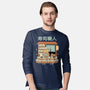 Owl Sushi Master-Mens-Long Sleeved-Tee-GODZILLARGE