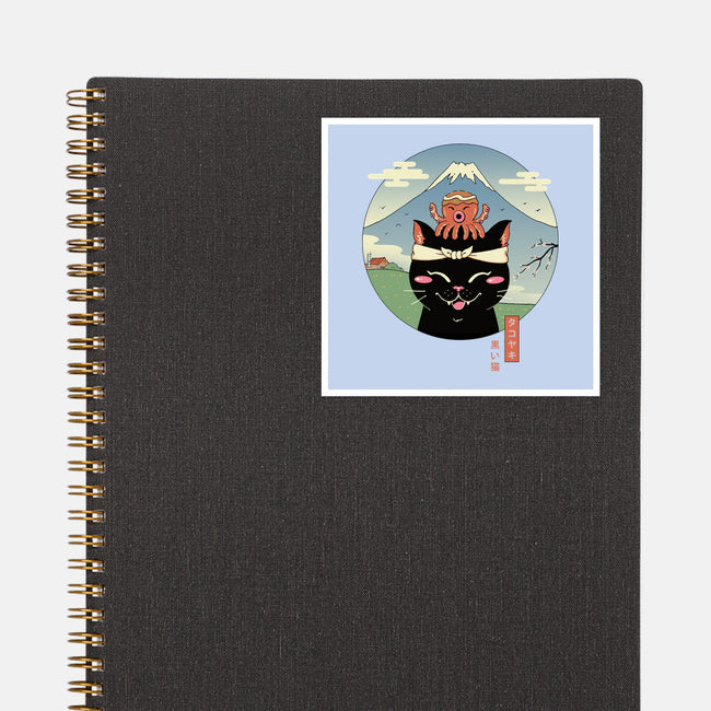 Neko Tako-None-Glossy-Sticker-vp021