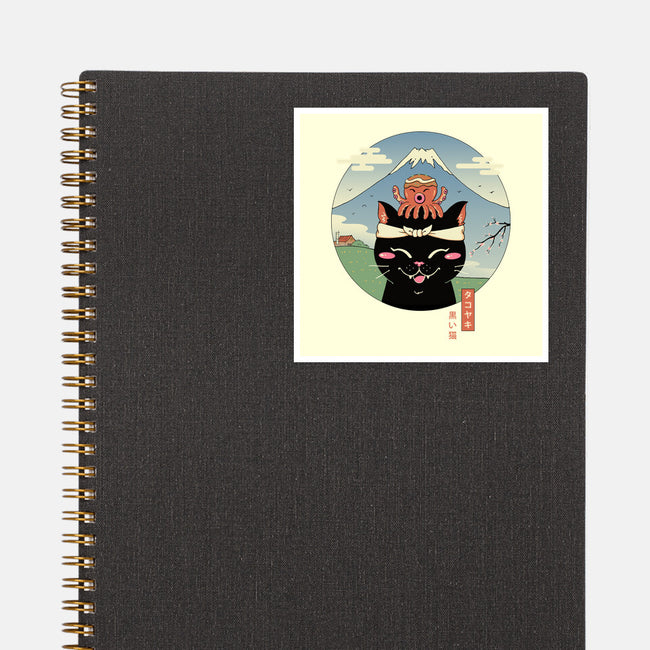 Neko Tako-None-Glossy-Sticker-vp021