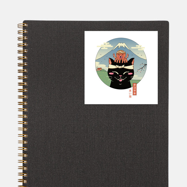Neko Tako-None-Glossy-Sticker-vp021
