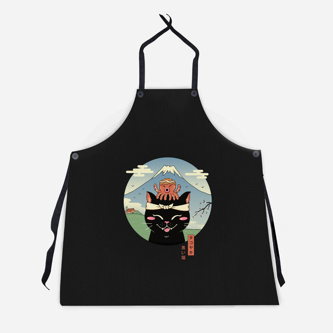 Neko Tako-Unisex-Kitchen-Apron-vp021