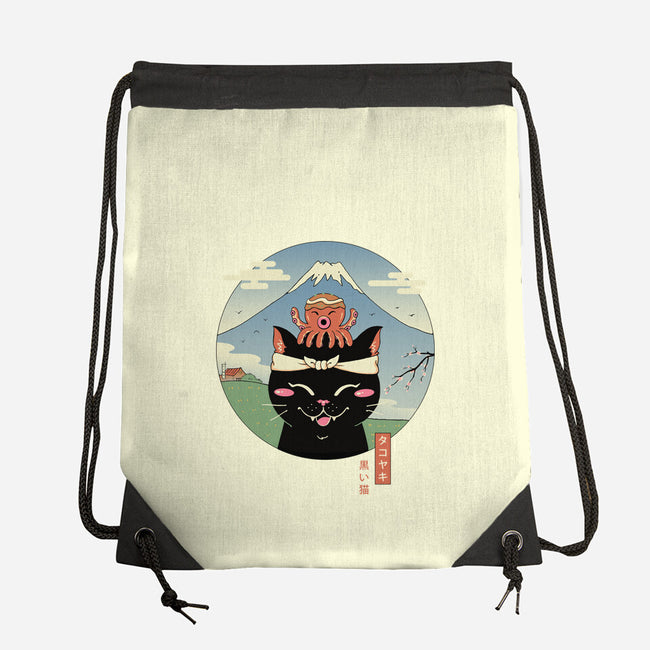 Neko Tako-None-Drawstring-Bag-vp021