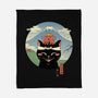 Neko Tako-None-Fleece-Blanket-vp021